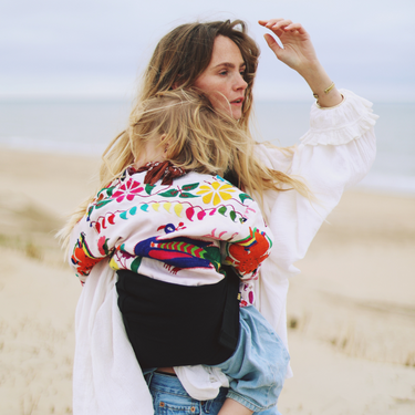 Toddler Carrier Black Linen