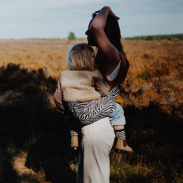 Toddler Carrier Black Zebra